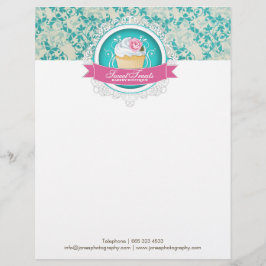 Elegant Bakery Letterhead Gepersonaliseerd Briefhoofd
