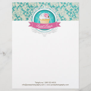 Elegant Bakery Letterhead Gepersonaliseerd Briefhoofd