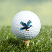 Elegant Bald Eagle Embleem Golfballen (Insitu Shirt)
