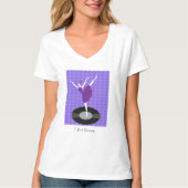 Elegant Ballerina Dance T-shirt - Ik hou van danse (Voorkant)