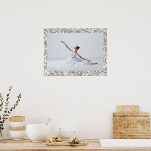 Elegant Ballerina Lg.-SRF Poster (Keuken)