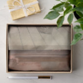 Elegant Ballerina Portret & Bloemen, Shabby Chic Tissuepapier (Geschenk)