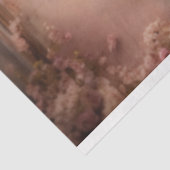 Elegant Ballerina Portret & Bloemen, Shabby Chic Tissuepapier (Detail)