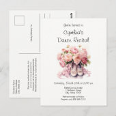 Elegant Ballet Dance Overweging Uitnodiging (Voorkant / Achterkant)