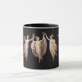 Elegant Ballet Dancers Holding Crowns 18e eeuw Mok (Midden)