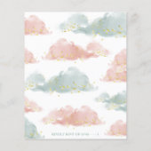 Elegant ballonwolk maakt uitnodiging bekend (Achterkant)