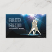 Elegant Ballroom Dance Studio Visitekaartje (Voorkant)