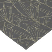 Elegant bamboe folio gold strokes design korte tafelloper (Hoek)