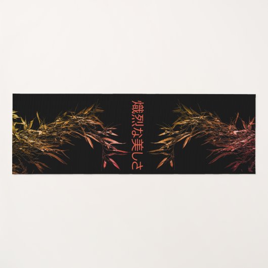 Elegant bamboe yoga mat (Voorkant (horizontaal))