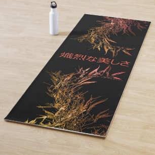 Elegant bamboe yoga mat