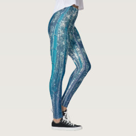 Elegant Bamboo Forest Artwork | Leggings