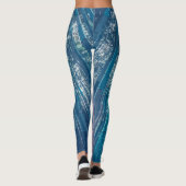 Elegant Bamboo Forest Artwork | Leggings (Achterkant)