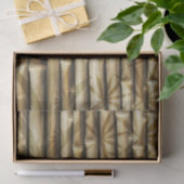 Elegant Bamboo Tropical Island Wood Tissuepapier (Geschenk)