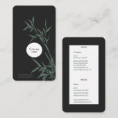 Elegant Bamboo Visitekaartje (Voorkant / Achterkant)
