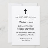 Elegant Baptism Invitation Kaart (Voorkant)