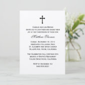 Elegant Baptism Invitation Kaart (Staand voorkant)
