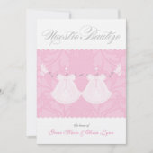 Elegant Baptism Invitation | Nuestro Bautizo Kaart (Voorkant)
