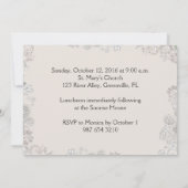 Elegant Baptism Uitnodiging tot foto (Achterkant)