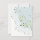 elegant baptisme bedankt jongen kaart (Achterkant)