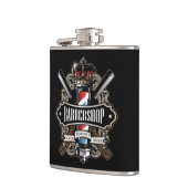 Elegant Barbershop Logo Heupfles (Links)