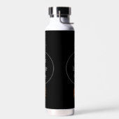 Elegant Barn Owl Monogram Waterfles (Links)