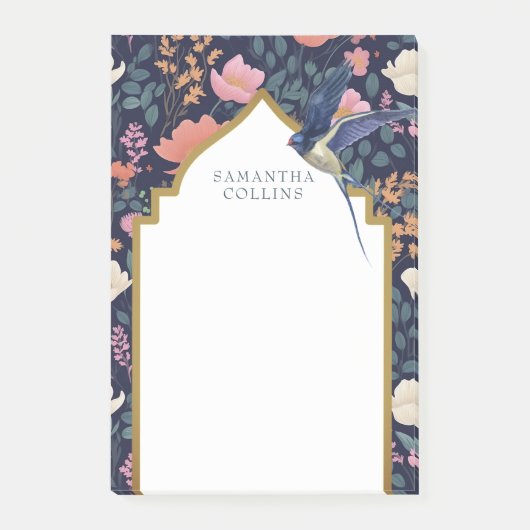 Elegant Barn Swallow Post-it® Notes (Voorkant)