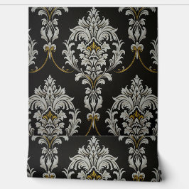 Elegant barok damast behang