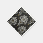 Elegant barok damast servet (Hoek)