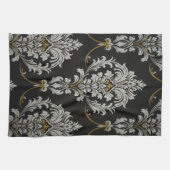 Elegant barok damast theedoek (Horizontaal)