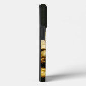 Elegant Baroque Black & Gold Floral Phone Case (Achterkant / Rechts)