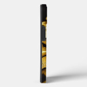 Elegant Baroque Black & Gold Floral Phone Case (Achterkant / Rechts)