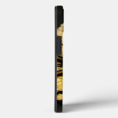 Elegant Baroque Black & Gold Floral Phone Case (Achterkant / Rechts)