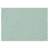 Elegant Baroque Flower Pattern Sage Green Tafelkleed (Voorkant (Horizontaal))