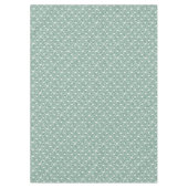 Elegant Baroque Flower Pattern Sage Green Tafelkleed (Voorkant)