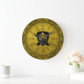 Elegant Baroque Gold Sicilian Trinacria Grote Klok (Huis)