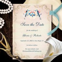 Elegant Baroque Hummingbird Old Mexico Wedding