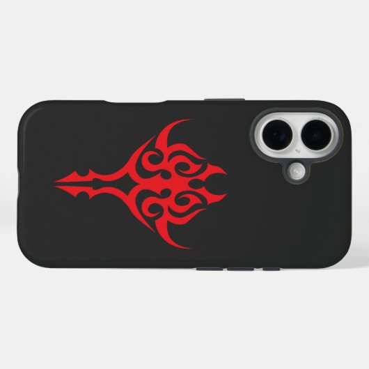 Elegant Baroque Style Ornamental Frame Design Case-Mate iPhone Case (Achterkant (horizontaal))