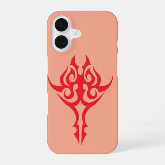 Elegant Baroque Style Ornamental Frame Design iPhone 16 Hoesje (Achterkant)