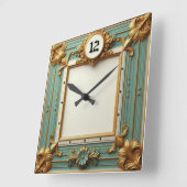 Elegant Baroque Vierkante Klok (Hoek)