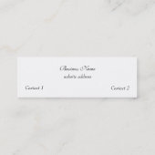 Elegant Baroque Visitekaartje (Achterkant)