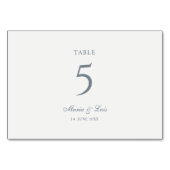 Elegant Baroque Wedding Set I Table Number Card Kaart (Voorkant)