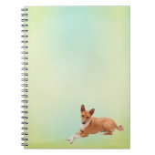 Elegant Basenji Dog Notebook Notitieboek (Voorkant)