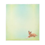 Elegant Basenji Dog Notepad Notitieblok (Voorkant)