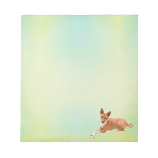 Elegant Basenji Dog Notepad Notitieblok