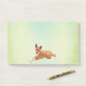 Elegant Basenji Dog  Post-it® Notes (Op bureau)
