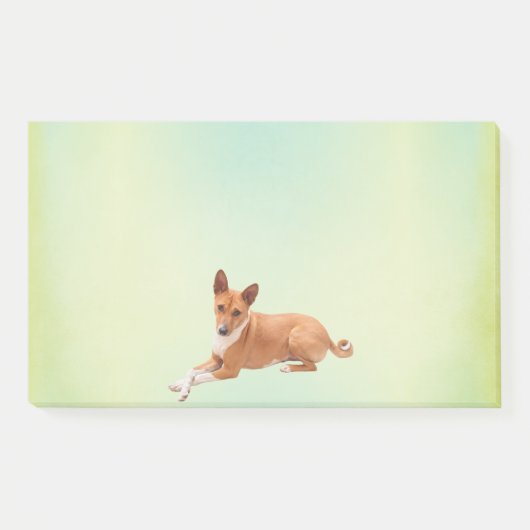Elegant Basenji Dog  Post-it® Notes (Voorkant)