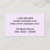 Elegant & Basic Counsel Visitekaartje (Achterkant)