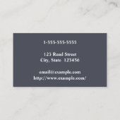 Elegant & Basic Hairdresser-Visitekaartje Visitekaartje (Achterkant)