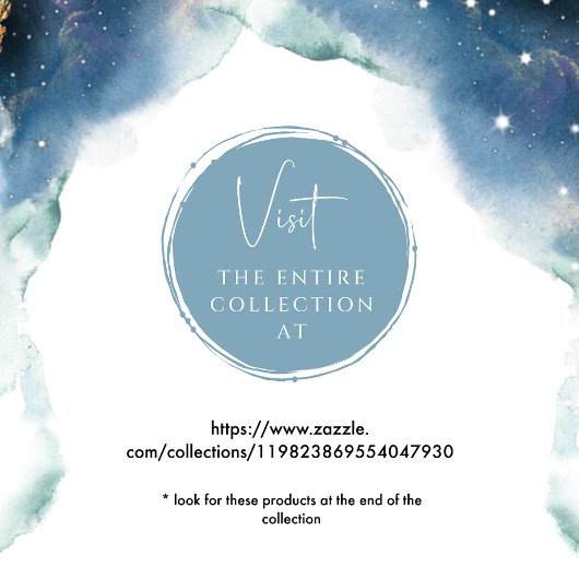 Elegant Bat Mitzvah Celestial Waterverf Kaart