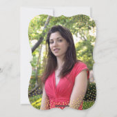 ELEGANT BAT MITZVAH rustiek goud confetti kraft Kaart (Achterkant)